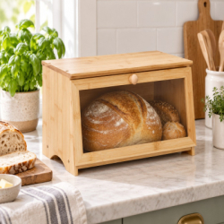 Bambusový chlebník 40x20x23 cm SPRINGOS KI0159 prírodný