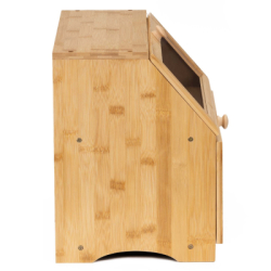 Chlebník dvojposchodový 39x25x32 cm SPRINGOS Natura KI0162 prírodný