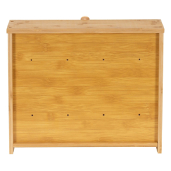 Chlebník dvojposchodový 39x25x32 cm SPRINGOS Natura KI0162 prírodný