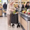 Nákupná taška na kolieskach 30 l SPRINGOS CARRINA HA7482 čierna