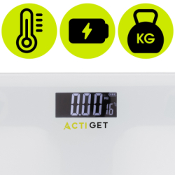 Osobná váha digitálna 150 kg ACTIGET ACT0177 biela