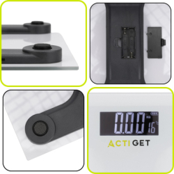 Osobná váha digitálna 150 kg ACTIGET ACT0177 biela