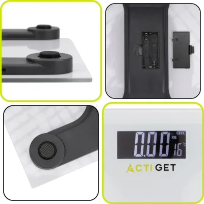 Osobná váha digitálna 150 kg ACTIGET ACT0177 biela