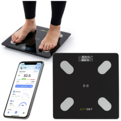Osobná váha s Bluetooth 180 kg ACTIGET ACT0178 čierna