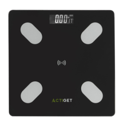 Osobná váha s Bluetooth 180 kg ACTIGET ACT0178 čierna