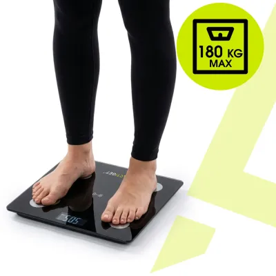 Osobná váha s Bluetooth 180 kg ACTIGET ACT0178 čierna