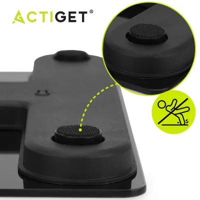 Osobná váha s Bluetooth 180 kg ACTIGET ACT0178 čierna