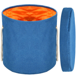 Úložný kôš 27 l SPRINGOS HA0129 modro-oranžový