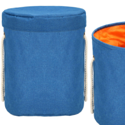 Úložný kôš 27 l SPRINGOS HA0129 modro-oranžový