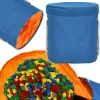Úložný kôš 27 l SPRINGOS HA0129 modro-oranžový