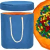 Úložný kôš 27 l SPRINGOS HA0129 modro-oranžový