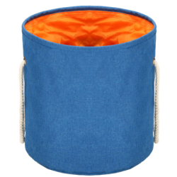 Úložný kôš 27 l SPRINGOS HA0129 modro-oranžový