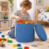 Úložný kôš 27 l SPRINGOS HA0129 modro-oranžový