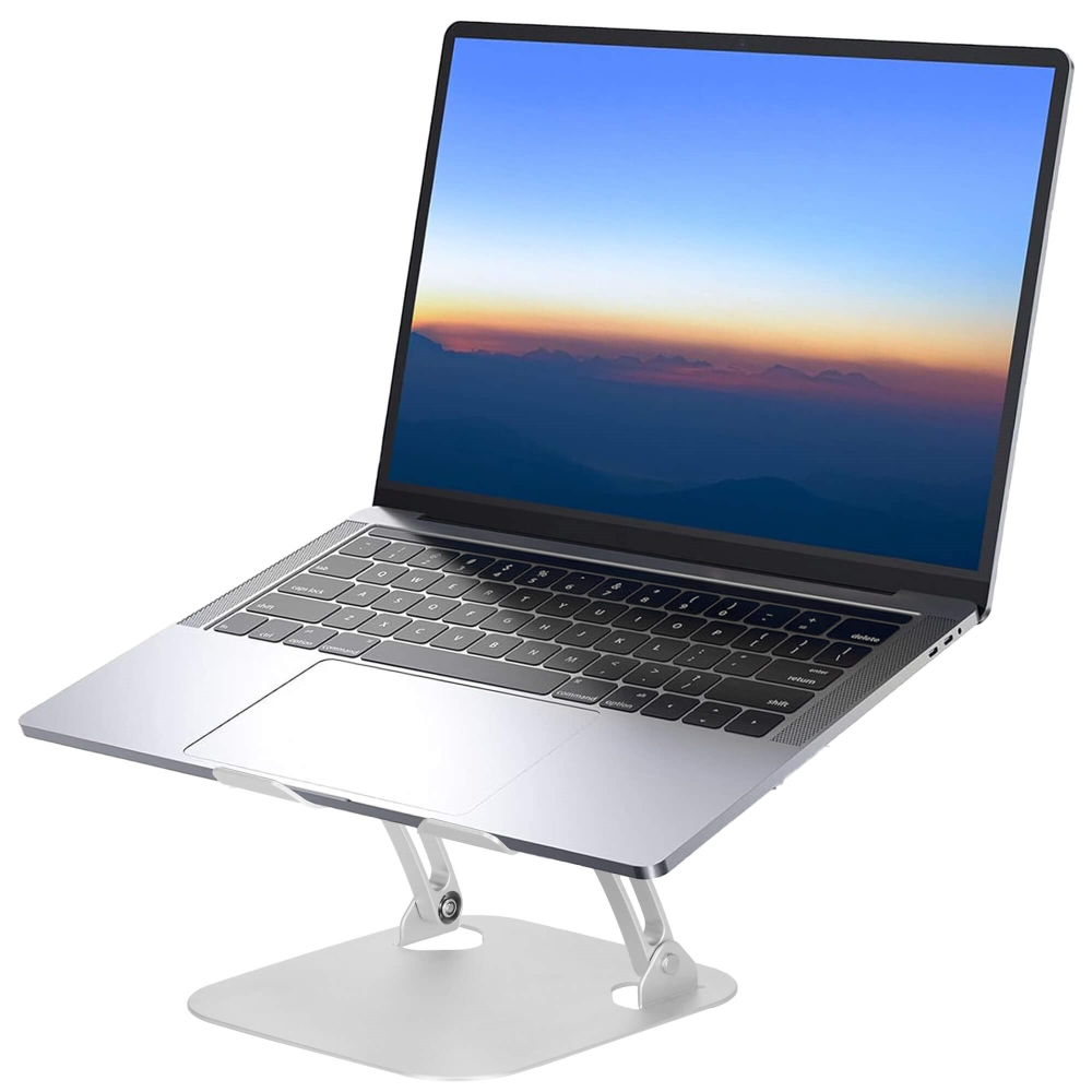 Stojan na notebook nastaviteľný SPRINGOS Lapteq HA4005 strieborný