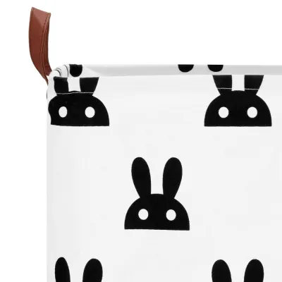 Úložný box 36 l SPRINGOS HA0107 bielo-čierny
