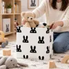 Úložný box 36 l SPRINGOS HA0107 bielo-čierny