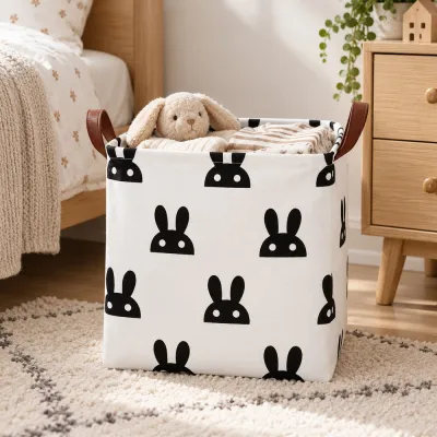 Úložný box 36 l SPRINGOS HA0107 bielo-čierny