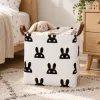 Úložný box 36 l SPRINGOS HA0107 bielo-čierny