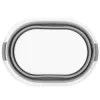 Skladací kôš na bielizeň 24 l SPRINGOS HA5108 sivo-biely