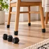 Silikónové krytky na nohy stoličiek 4ks 12–16 mm SPRINGOS HA7255 čierne