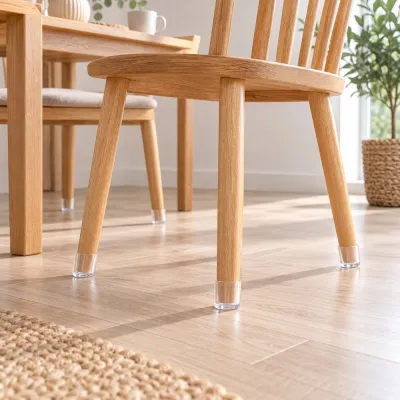 Silikónové krytky na stoličky 4ks 22 mm SPRINGOS HA7251 priehľadné
