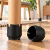 Silikónové krytky na nohy stoličiek 16ks 12–16 mm SPRINGOS HA7254 čierne