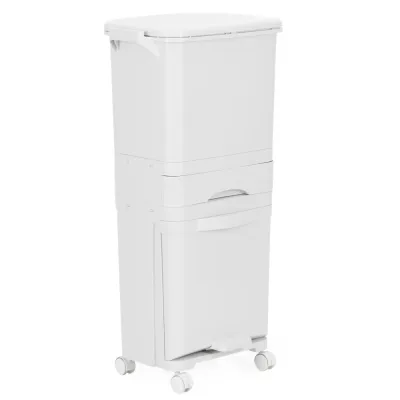 Kôš na triedený odpad 42 l SPRINGOS HA1110 biely