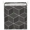 Úložný box 35 l skladací SPRINGOS HA0105 čierno-krémový