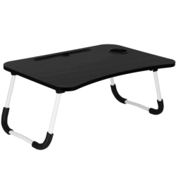Stolík na notebook skladací 60x40 cm SPRINGOS HA4010 čierny