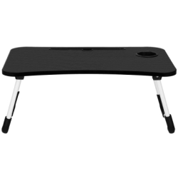 Stolík na notebook skladací 60x40 cm SPRINGOS HA4010 čierny