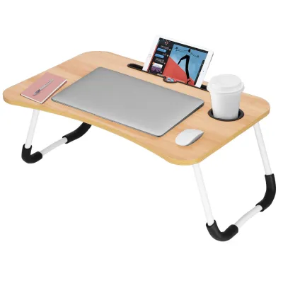 Stolík na notebook 60x40 cm SPRINGOS HA4011 svetlo hnedý