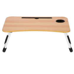 Stolík na notebook 60x40 cm SPRINGOS HA4011 svetlo hnedý