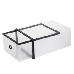 Úložný box na topánky 23x33x13, 5 cm SPRINGOS HA3005 priehľadný
