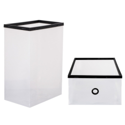 Úložný box na topánky 23x33x13, 5 cm SPRINGOS HA3005 priehľadný