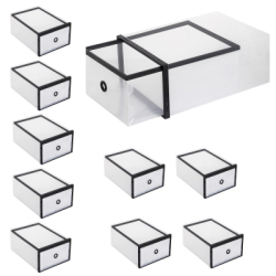 Úložný box na topánky 23x33x13, 5 cm SPRINGOS HA3005 priehľadný