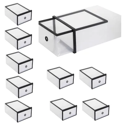Úložný box na topánky 23x33x13, 5 cm SPRINGOS HA3005 priehľadný