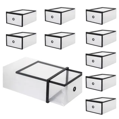 Úložný box na topánky 23x33x13, 5 cm SPRINGOS HA3005 priehľadný