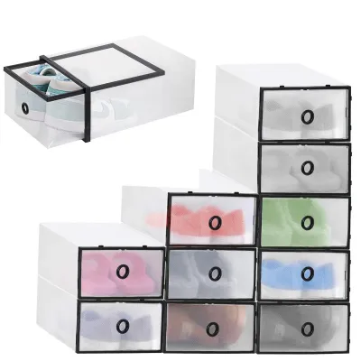 Úložný box na topánky 23x33x13, 5 cm SPRINGOS HA3005 priehľadný