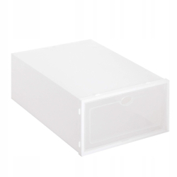 Úložný box na topánky 23,5x33x13,5 cm SPRINGOS HA3008 biely