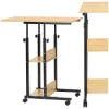 Stolík na notebook 80x40 cm SPRINGOS Lineo HF0060 svetlo hnedý