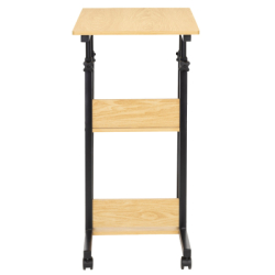 Stolík na notebook 80x40 cm SPRINGOS Lineo HF0060 svetlo hnedý