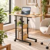 Stolík na notebook 80x40 cm SPRINGOS Lineo HF0060 svetlo hnedý