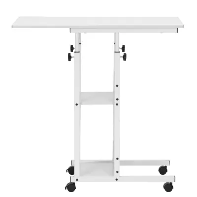Stolík na notebook 80x40 cm SPRINGOS Lineo HF0059 biely