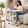 Stolík na notebook 80x40 cm SPRINGOS Lineo HF0059 biely