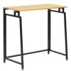 Skladací pracovný stôl 80x40 cm SPRINGOS HF0058 Flecto svetlo hnedý