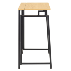 Skladací pracovný stôl 80x40 cm SPRINGOS HF0058 Flecto svetlo hnedý