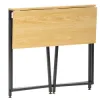 Skladací pracovný stôl 80x40 cm SPRINGOS HF0058 Flecto svetlo hnedý