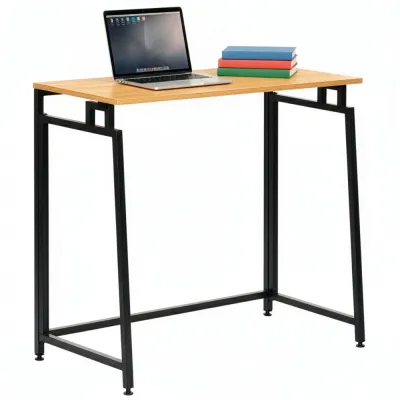 Skladací pracovný stôl 80x40 cm SPRINGOS HF0058 Flecto svetlo hnedý