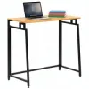 Skladací pracovný stôl 80x40 cm SPRINGOS HF0058 Flecto svetlo hnedý