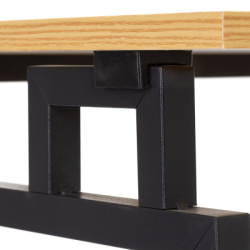 Skladací pracovný stôl 80x40 cm SPRINGOS HF0058 Flecto svetlo hnedý